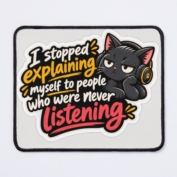 Item preview, Sassy Black Cat Attitude Quote Design designed and sold by NovaToons.