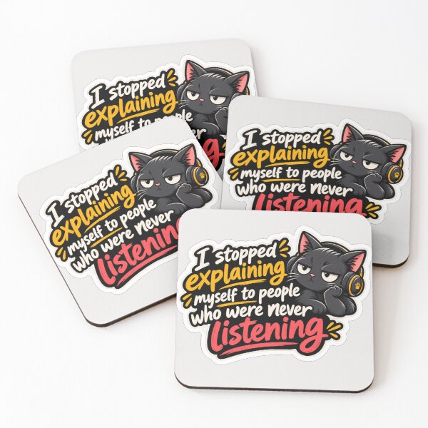 Item preview, Sassy Black Cat Attitude Quote Design designed and sold by NovaToons.