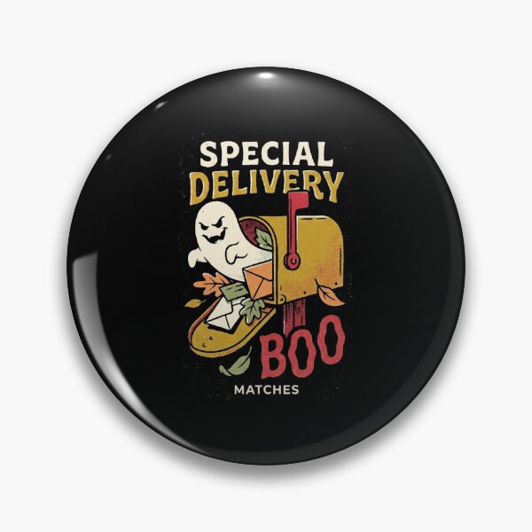 Item preview, Special Delivery Boo Mailbox Ghost Retro Matchbox Mail Carrier Halloween Shirt designed and sold by TeNovaStudio ⭐⭐⭐⭐⭐.