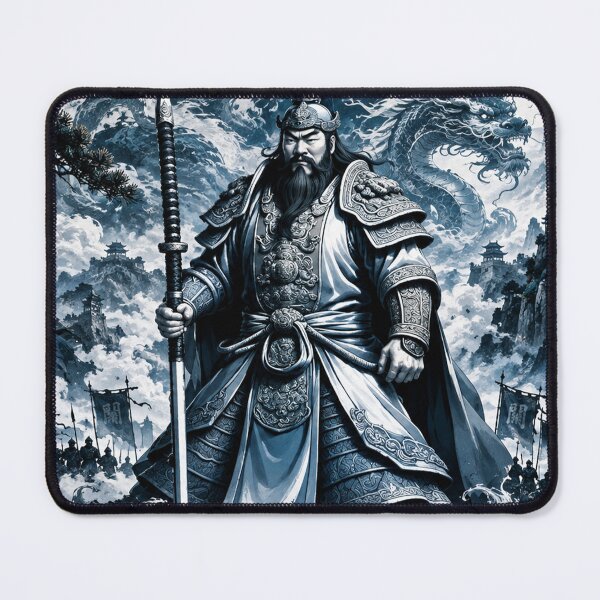 Item preview, Guan Yu God of War Chinese Warrior Dragon designed and sold by Fei Long Design Hub.