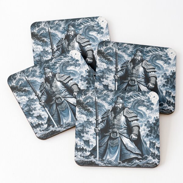 Item preview, Guan Yu God of War Chinese Warrior Dragon designed and sold by Fei Long Design Hub.