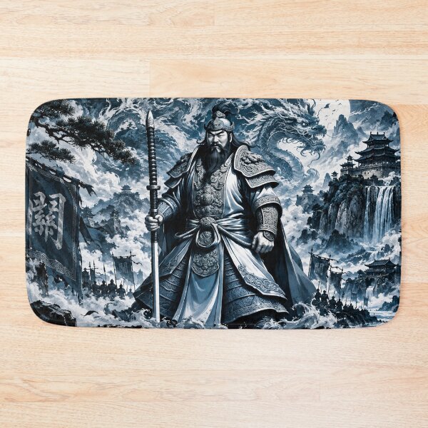 Item preview, Guan Yu God of War Chinese Warrior Dragon designed and sold by Fei Long Design Hub.
