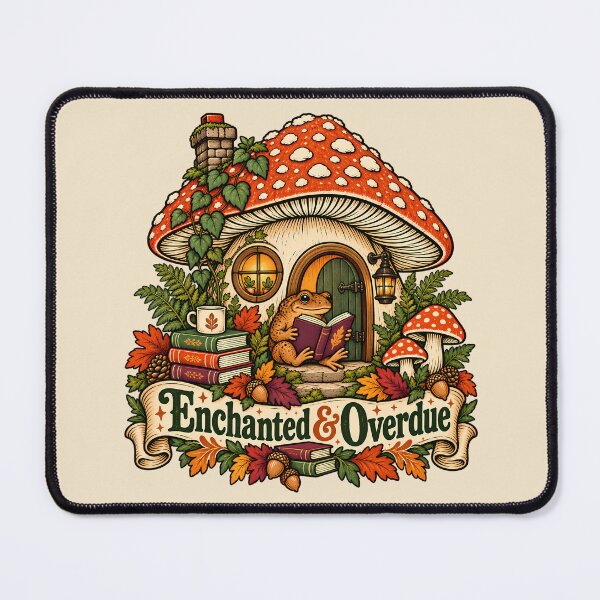 Item preview, Gift for Book Lover, Toad Lover Gift, Cottagecore Gift for Her, Frog and Mushroom Shirt, Fairycore Gift, Bookworm Gift, Fall Reading Gift designed and sold by PRINYOS.