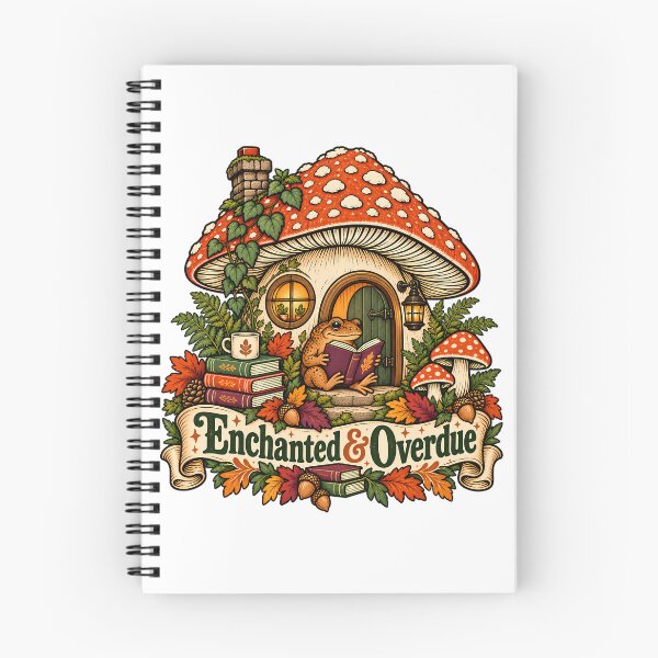 Item preview, Gift for Book Lover, Toad Lover Gift, Cottagecore Gift for Her, Frog and Mushroom Shirt, Fairycore Gift, Bookworm Gift, Fall Reading Gift designed and sold by PRINYOS.