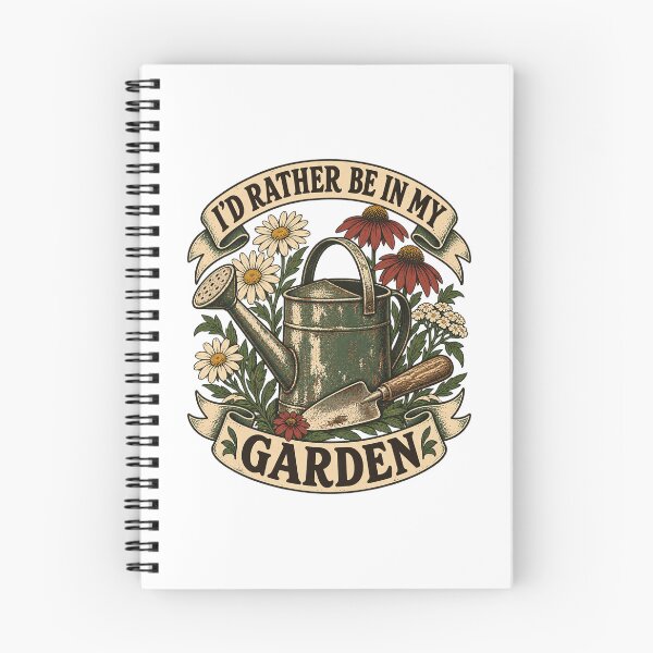 Item preview, I’d Rather Be in My Garden – Vintage Introvert Gardener designed and sold by urbinet.