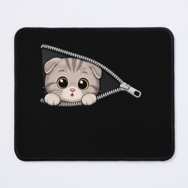 Item preview, Cute Kitten Peeking Zipper Cat Face designed and sold by M555888.