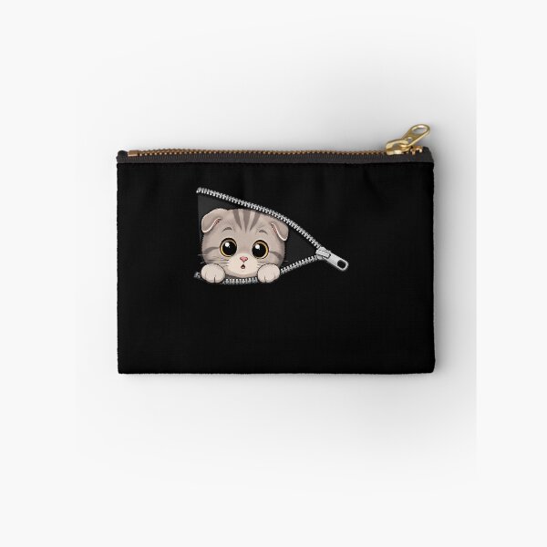 Item preview, Cute Kitten Peeking Zipper Cat Face designed and sold by M555888.