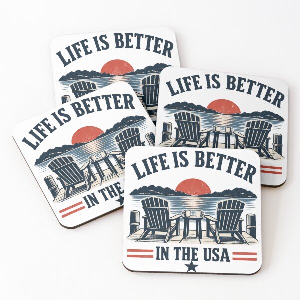 Item preview, Life Is Better in the USA designed and sold by lecroyhouse.