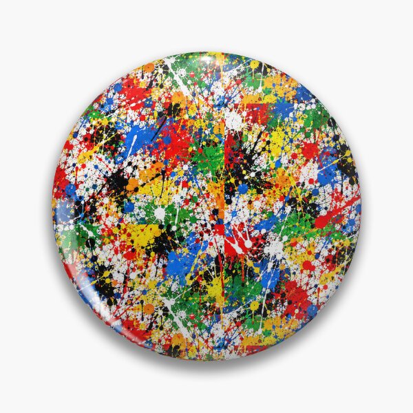 Item preview, Kaleidoscope Spectrum Splatter Action Abstract Art designed and sold by THE SPLATTERED HAUS BY SAGE BANKS.
