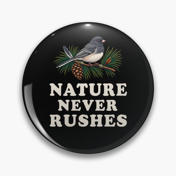 Item preview, Nature Never Rushes | Vintage Woodland Bird Design for Slow Living designed and sold by Mambila.