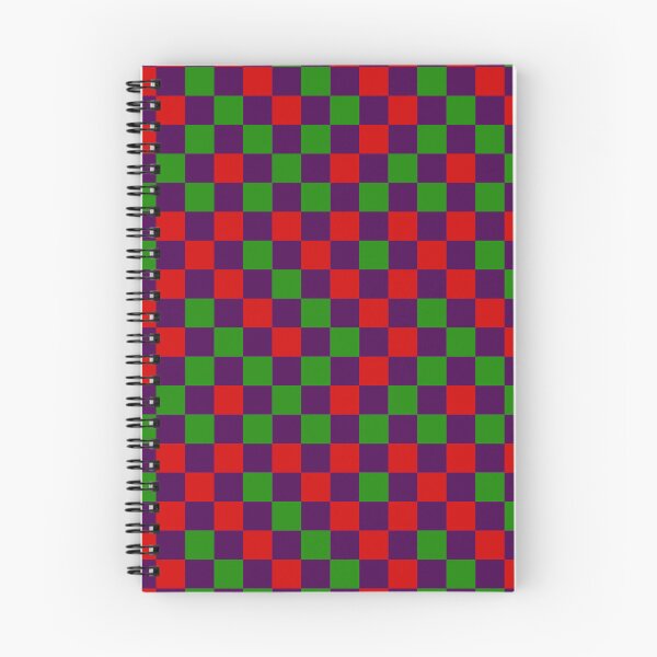 Item preview, Red Green and Purple Checkered  Design   designed and sold by PatternTitan.