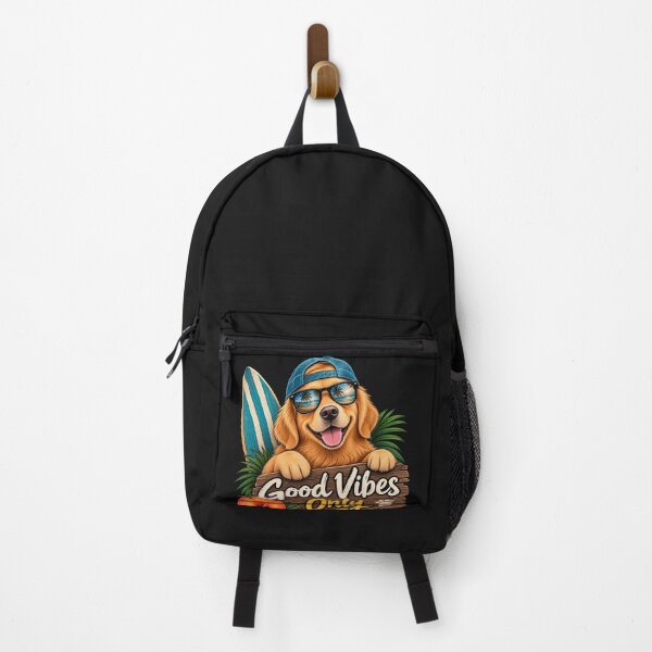Item preview, Good Vibes Only Golden Retriever designed and sold by CrazyChrisBeker.