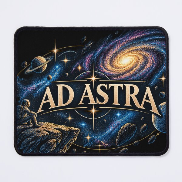 Item preview, Ad Astra To The Stars Cosmic Space Art Astronaut Galaxy designed and sold by AstroPal28.