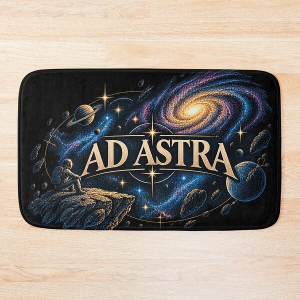 Item preview, Ad Astra To The Stars Cosmic Space Art Astronaut Galaxy designed and sold by AstroPal28.