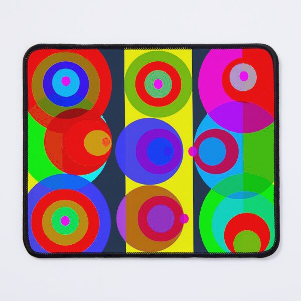 Item preview, Rossi Colorful Circle Geometric Abstract Art designed and sold by Rossi Fine Art Gallery.