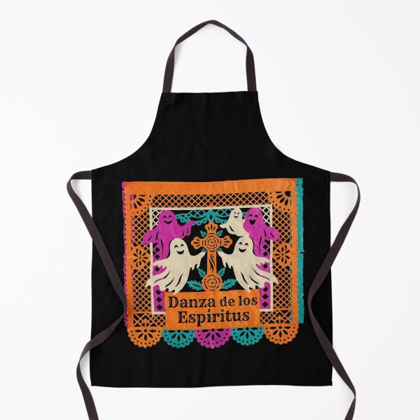 Item preview, Danza de los Espiritus Papel Picado Mexican Folk Art Ghosts Dia de Muertos Shirt designed and sold by TeNovaStudio ⭐⭐⭐⭐⭐.