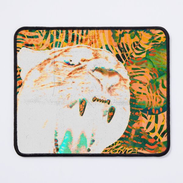 Item preview, FEAR – Experimental Psychedelic Poster | Abstract Graphic Art | Surreal Distorted Wall Print designed and sold by angelinarfl.