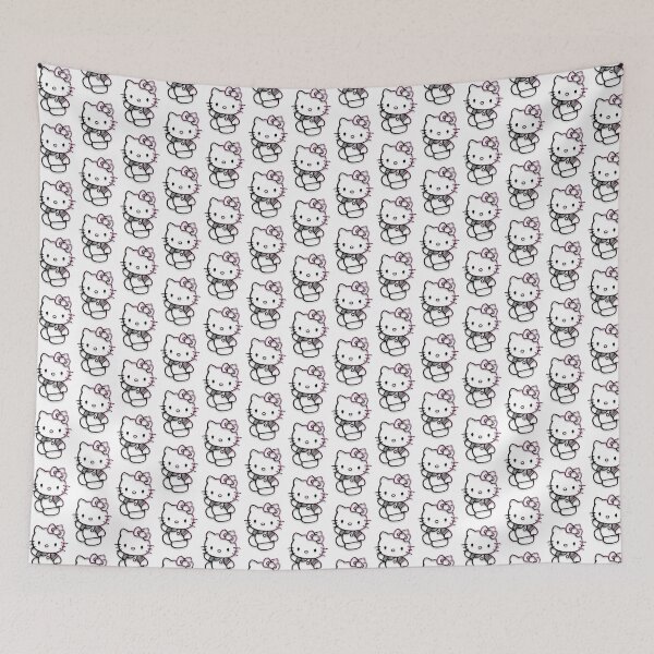 Item preview, Black Kitty Cat Illustration with Playful Expression designed and sold by SARaza.