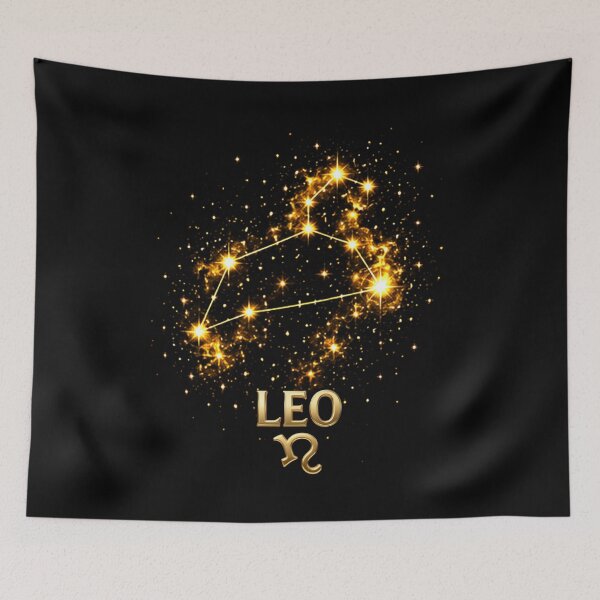 Item preview, Leo Zodiac Constellation – Golden Stars Celestial Astrology Design designed and sold by Classic Chaos Creations.