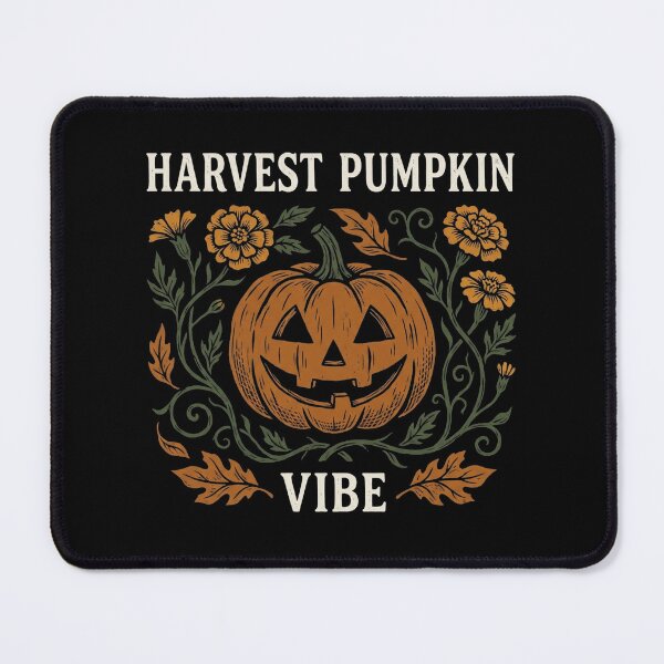 Item preview, Harvest Pumpkin Vibe Vintage Botanical Jack O Lantern Floral Halloween Shirt designed and sold by TeNovaStudio ⭐⭐⭐⭐⭐.