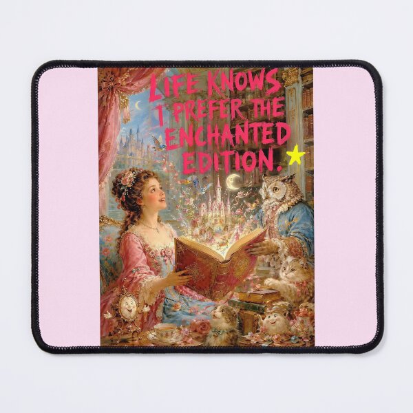 Item preview, Rococo Princess Reading with Owl and Cats designed and sold by Fairytale Emporium.