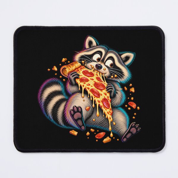 Item preview, Pizza Raccoon – Funny Food Lover Animal designed and sold by RkskArt.