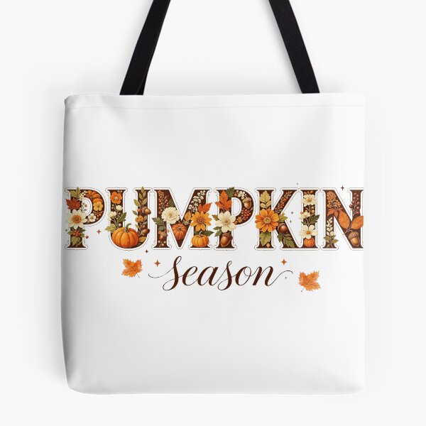 Item preview, Pumpkin Season Floral Autumn Lettering, Cozy Fall Botanical Art designed and sold by GeorgyCrafts.