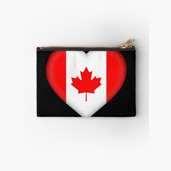 Item preview, Canadian Flag Heart 3D Canada Love Gift Design designed and sold by YAZ.