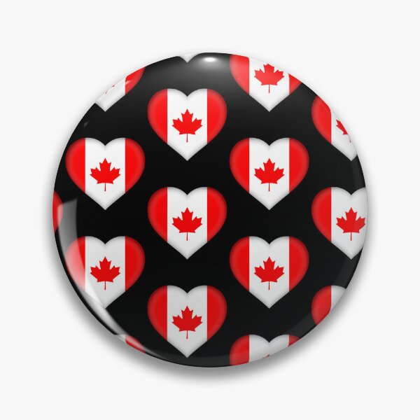 Item preview, Canadian Flag Heart 3D Canada Love Gift Design designed and sold by YAZ.