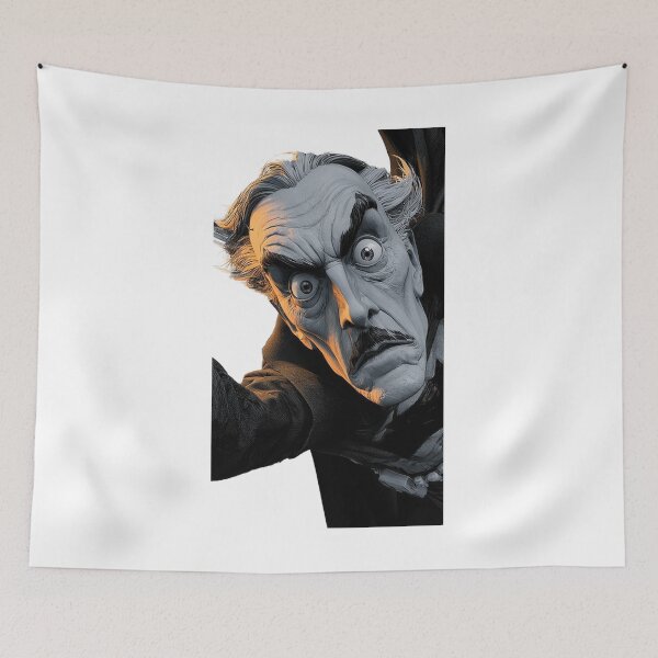 Item preview, Vintage Mad Scientist Portrait Classic Horror Pop Culture Graphic designed and sold by Creatby7030.