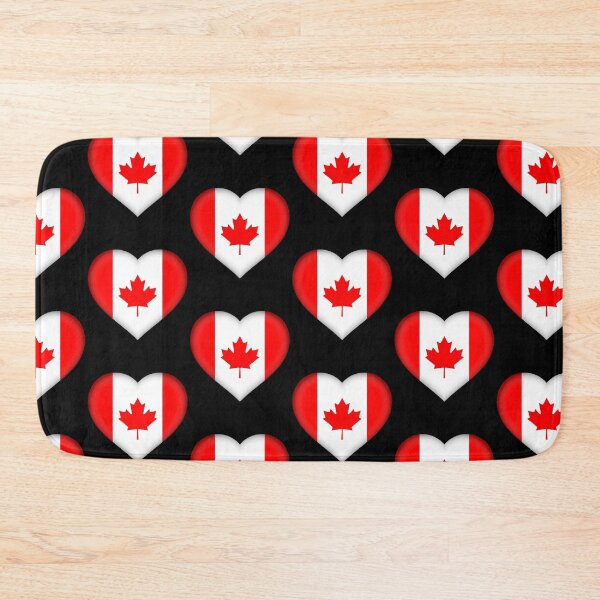 Item preview, Canadian Flag Heart 3D Canada Love Gift Design designed and sold by YAZ.