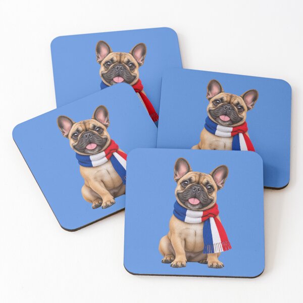 Item preview, French Bulldog with scarf  designed and sold by cringe0015.