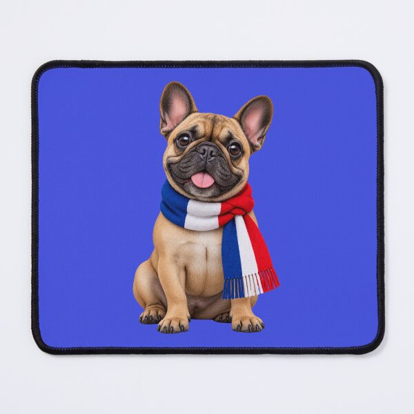 Item preview, French Bulldog with scarf designed and sold by cringe0015.