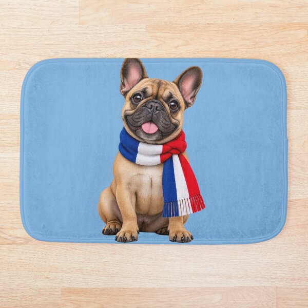 Item preview, French Bulldog with scarf  designed and sold by cringe0015.