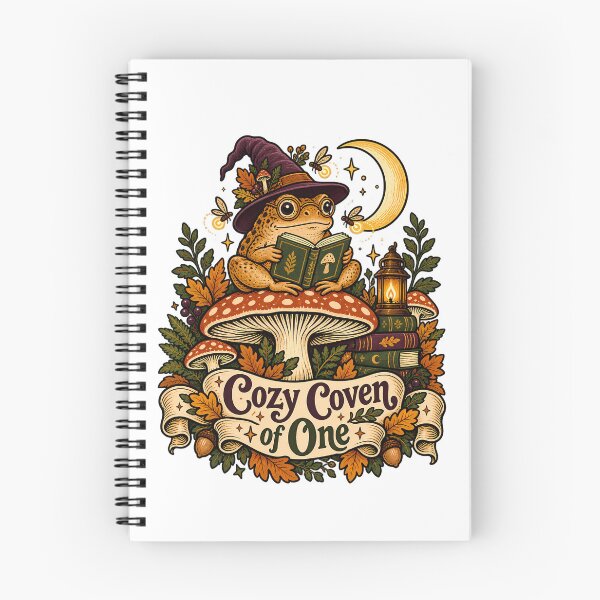 Item preview, Gift for Book Lover, Mushroom Cottage Shirt, Cozy Coven of One, Gift for Her, Cottagecore Gift, Toad Lover Gift, Whimsical Nature Shirt, Bookish Gift designed and sold by PRINYOS.