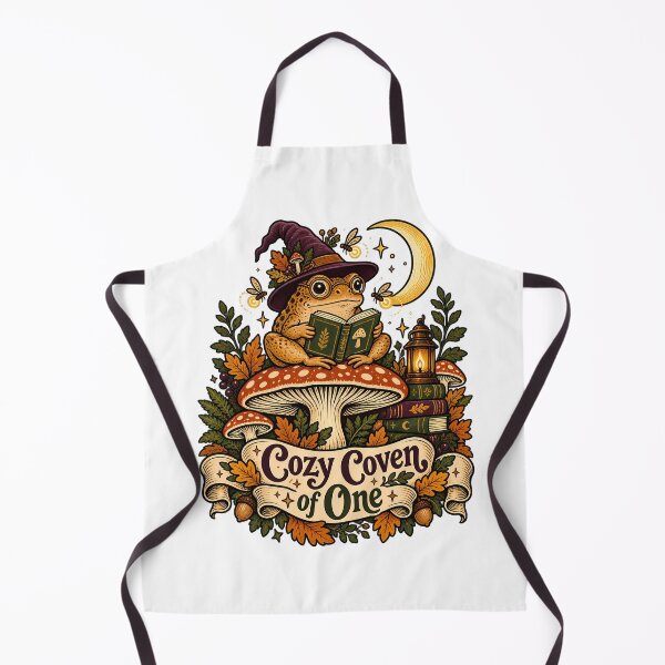 Item preview, Gift for Book Lover, Mushroom Cottage Shirt, Cozy Coven of One, Gift for Her, Cottagecore Gift, Toad Lover Gift, Whimsical Nature Shirt, Bookish Gift designed and sold by PRINYOS.