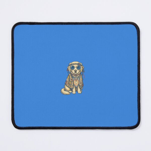 Item preview, Vintage Hippie Golden Retriever Dog designed and sold by FootprintofLove.