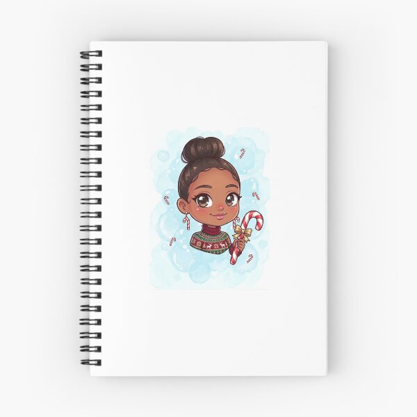 Item preview, Festive Holiday Vibes Chibi Girl ArtCozy Winter Sweater Cute Chibi Character designed and sold by TheModernMuslimchibi&more .