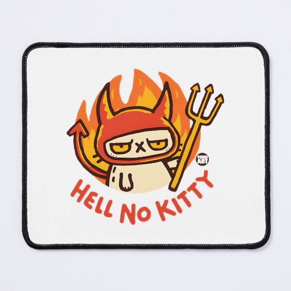 Item preview, Edgy Hell No Kitty Graphic Design with Attitude and Style designed and sold by AmirabbasGT.
