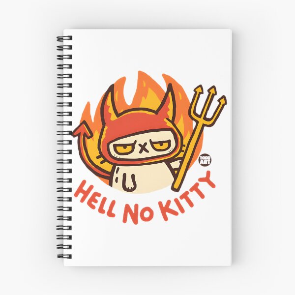 Item preview, Edgy Hell No Kitty Graphic Design with Attitude and Style designed and sold by AmirabbasGT.
