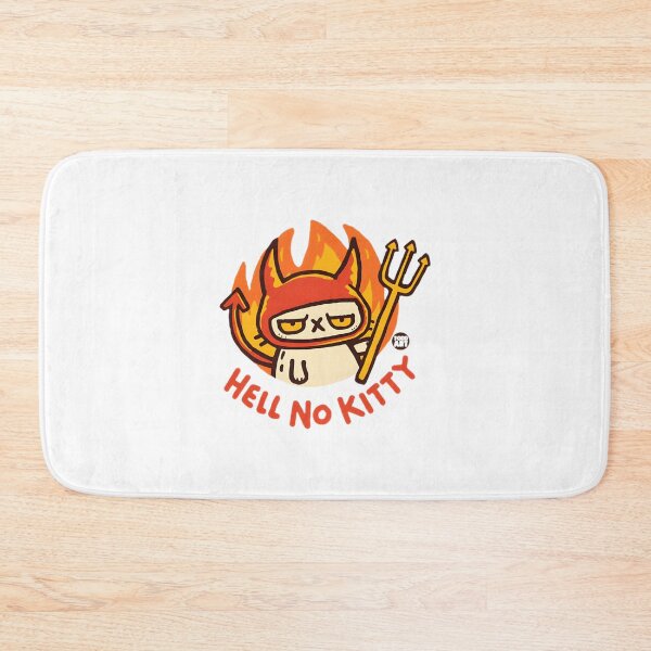 Item preview, Edgy Hell No Kitty Graphic Design with Attitude and Style designed and sold by AmirabbasGT.