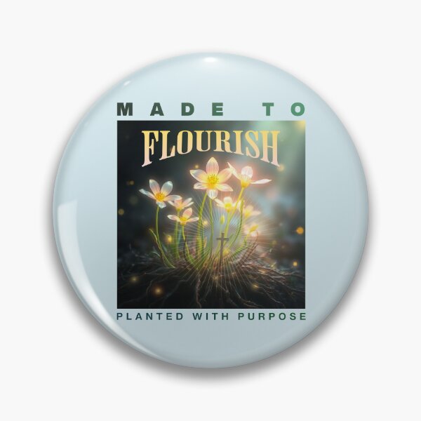 Item preview, Made to Flourish Planted With Purpose Christian Floral designed and sold by Sachie's Studio.