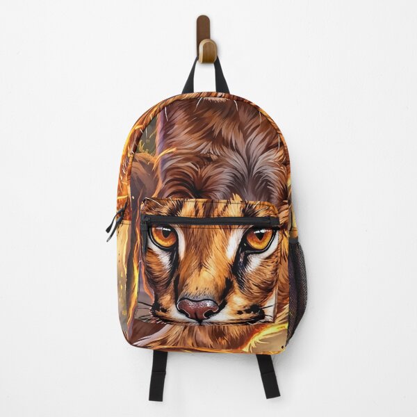 Item preview, Leaping Caracal - Epic Savanna Sunset designed and sold by Lucid Dream Pixel.