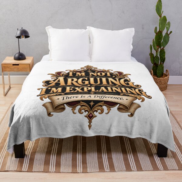 Item preview, I'm Not Arguing I'm Explaining Sarcastic Design designed and sold by InkroarCo.