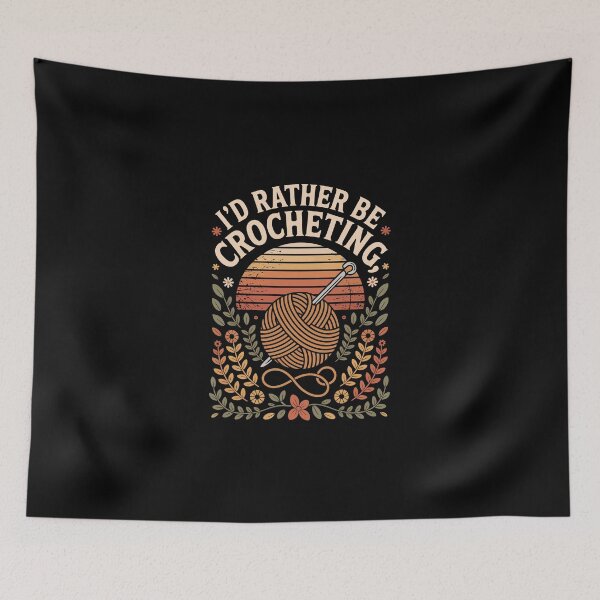 Item preview, I’d Rather Be Crocheting designed and sold by jkrphoto.
