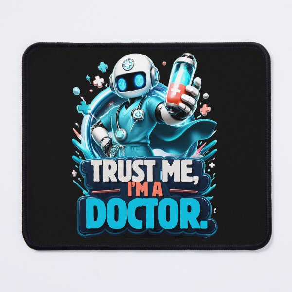 Item preview, Trust Me, I'm a Doctor – Funny Robot Doctor designed and sold by Surviving Monday Club.