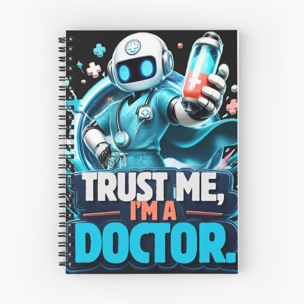 Item preview, Trust Me, I'm a Doctor – Funny Robot Doctor designed and sold by Surviving Monday Club.