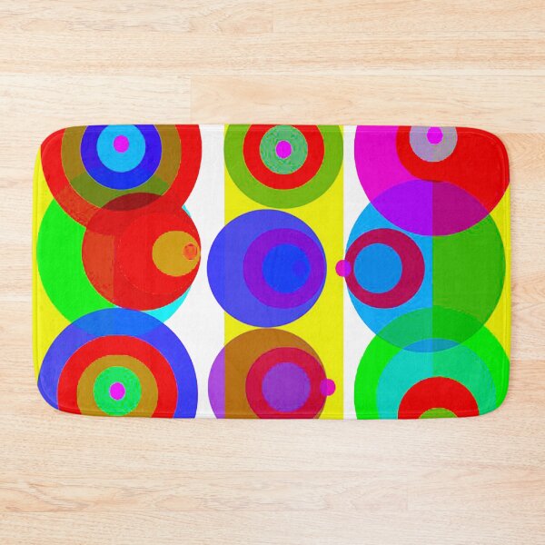 Item preview, Rossi Colorful Circle Geometric Abstract Art designed and sold by Rossi Fine Art Gallery.