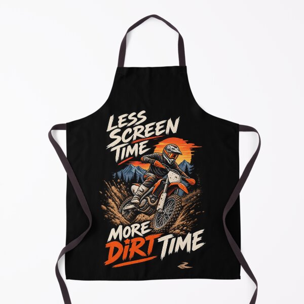 Item preview, Less Screen Time More Dirt Time - Motorcycle Off Road Adventure designed and sold by SidTastic .