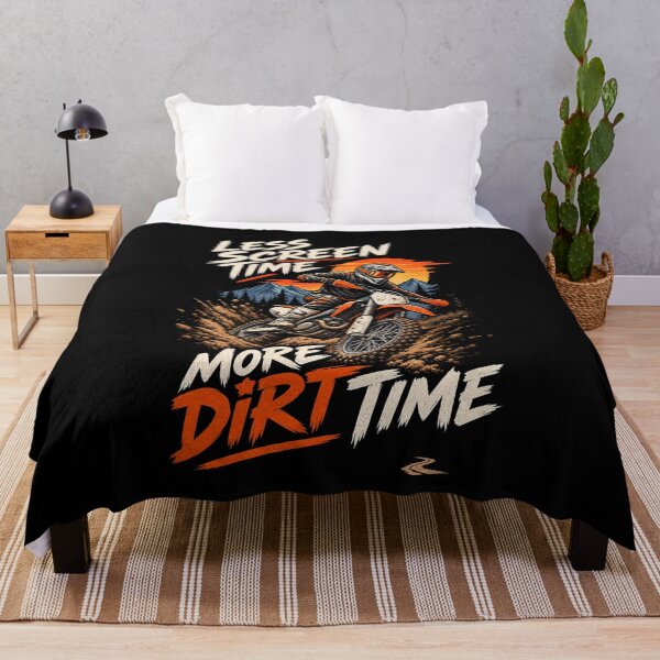 Item preview, Less Screen Time More Dirt Time - Motorcycle Off Road Adventure designed and sold by SidTastic .